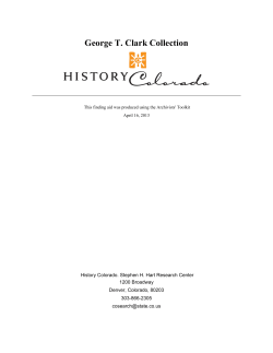 George T. Clark Collection