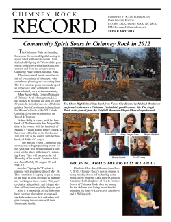 chimney rock record january 2013