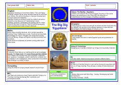 The Big Dig `Egyptians` - Snettisham Primary School