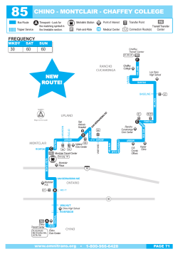 Route 85 - Omnitrans