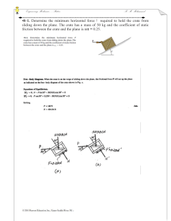 Engineering Mechanics &ndash; Statics B. M. Mohammed