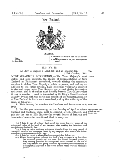 4 GEO V 1913 No 12 Land-tax and Income-tax