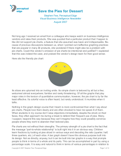 Save the Pies for Dessert