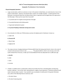 MCC`s 6th Annual Geography Awareness Week Quiz (2011