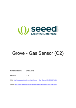 Grove - Gas Sensor (O2)