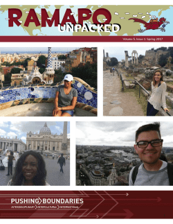 Current edition - Ramapo College of New Jersey