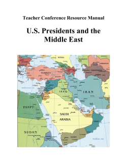 US Presidents and the Middle East