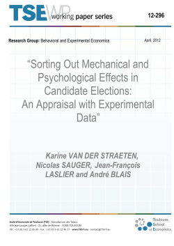 Full text - Toulouse School of Economics