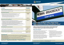 Nerang&ndash;Broadbeach Road Transport infrastructure improvements