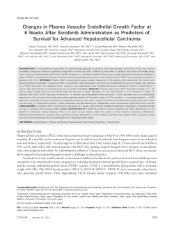 Changes in plasma vascular endothelial growth factor at 8 weeks