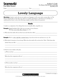 Author`s Craft Lovely Language