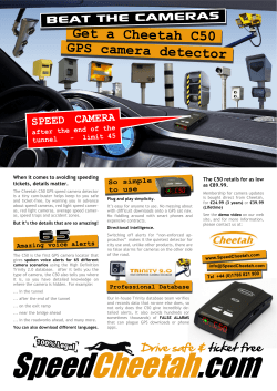 C50 brochure - SpeedCheetah.com