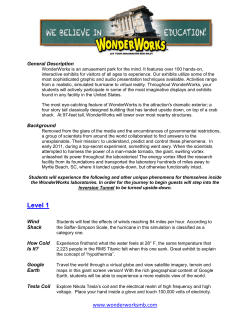 FACT SHEET - WonderWorks