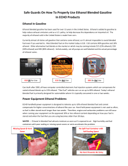 Safe Guards On How To Properly Use Ethanol