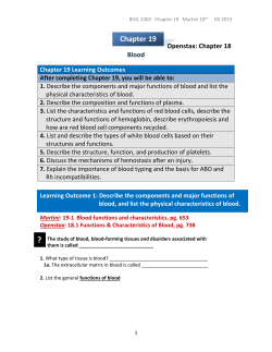 Chapter 18 Blood - HCC Learning Web