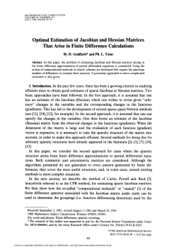 That Arise in Finite Difference Calculations