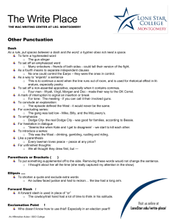 The Write Place The Write Place