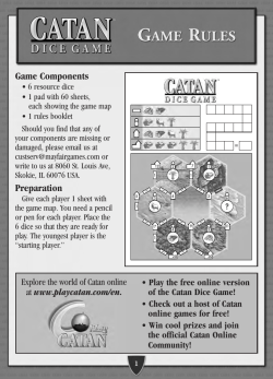 Game Components Preparation