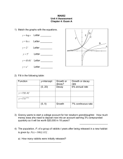 Math 141 - Ch 4 Exam a