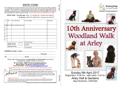 10th Anniversary Woodland Walk at Arley
