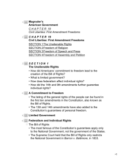 CHAPTER 19 Civil Liberties - Oak Park Unified School District