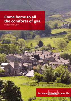 Calor Installer Prospect Brochure 297x210 16pp LR