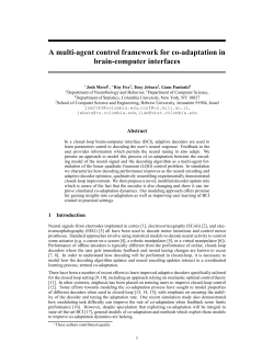 A multi-agent control framework for co-adaptation in brain