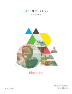 OpenAccess Energy Blueprint