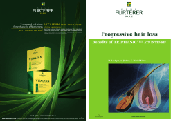 Gradual hair loss. Benefits of TRIPHASIC VHT ATP