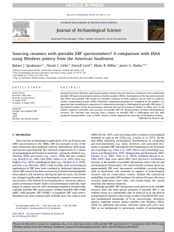 Sourcing ceramics with portable XRF spectrometers? A comparison