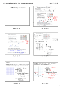 6.15 Outline Partitioning Line Segments.notebook