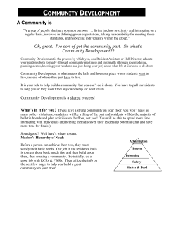 community development