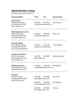 Allied Member Listing