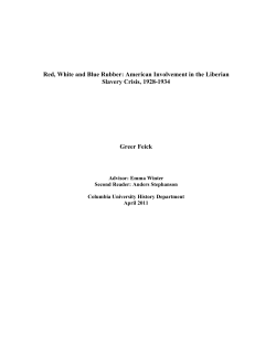 Greer Feick - Department of History