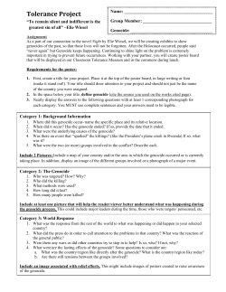 Tolerance Project - London City Schools