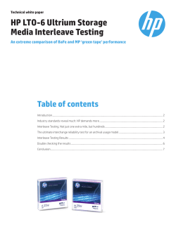 Interleave Testing White Paper