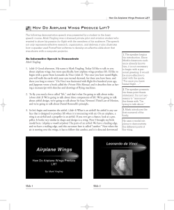 i how do airplane wings produce lift?