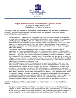 History of the Hall - Pilgrim Hall Museum