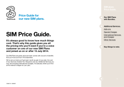 SIM Price Guide.