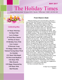 The Holiday Times - Holiday Retirement