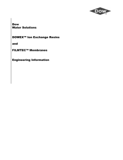 FILMTEC - The DOW Chemical Company