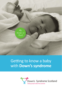 Getting to know a baby with Down`s syndrome (2012)