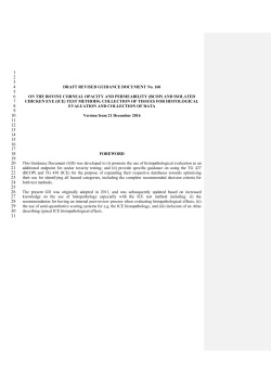 DRAFT REVISED GUIDANCE DOCUMENT No. 160 ON