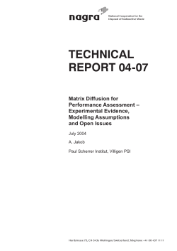 technical report 04-07
