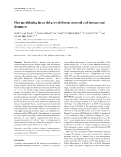 Flux partitioning in an old-growth forest: seasonal and interannual