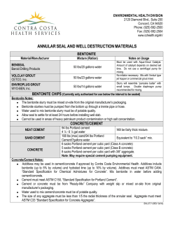 annular seal and well destruction materials