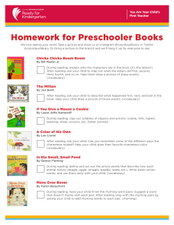 Homework for Preschooler Books - Columbus Metropolitan Library