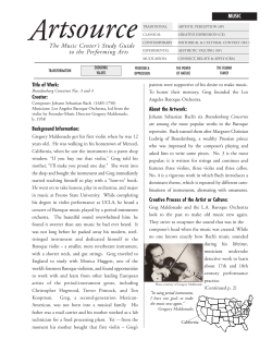 Publication - Music Center