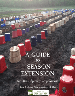 A GUIDE to SEASON EXTENSION