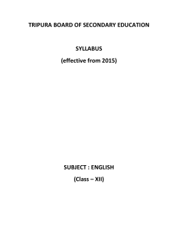 English - School Education Tripura